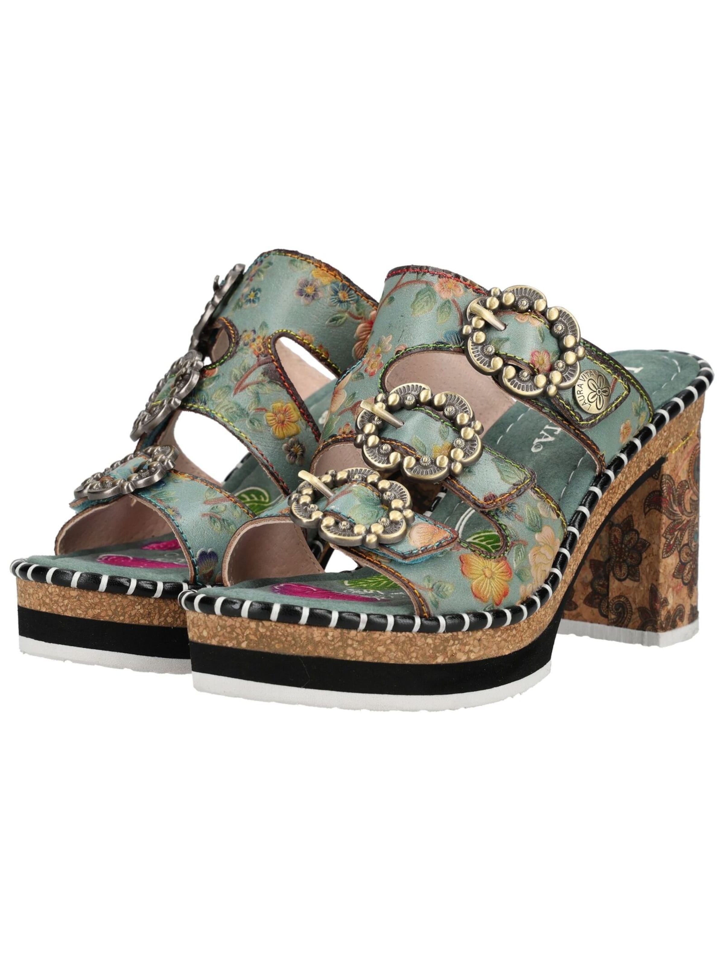 Laura Vita Pantolette in Grau