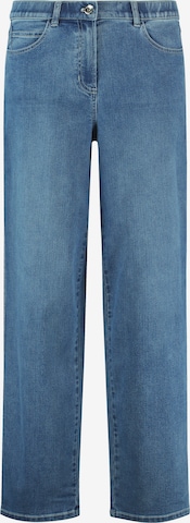 SAMOON Wide leg Jeans in Blauw: voorkant