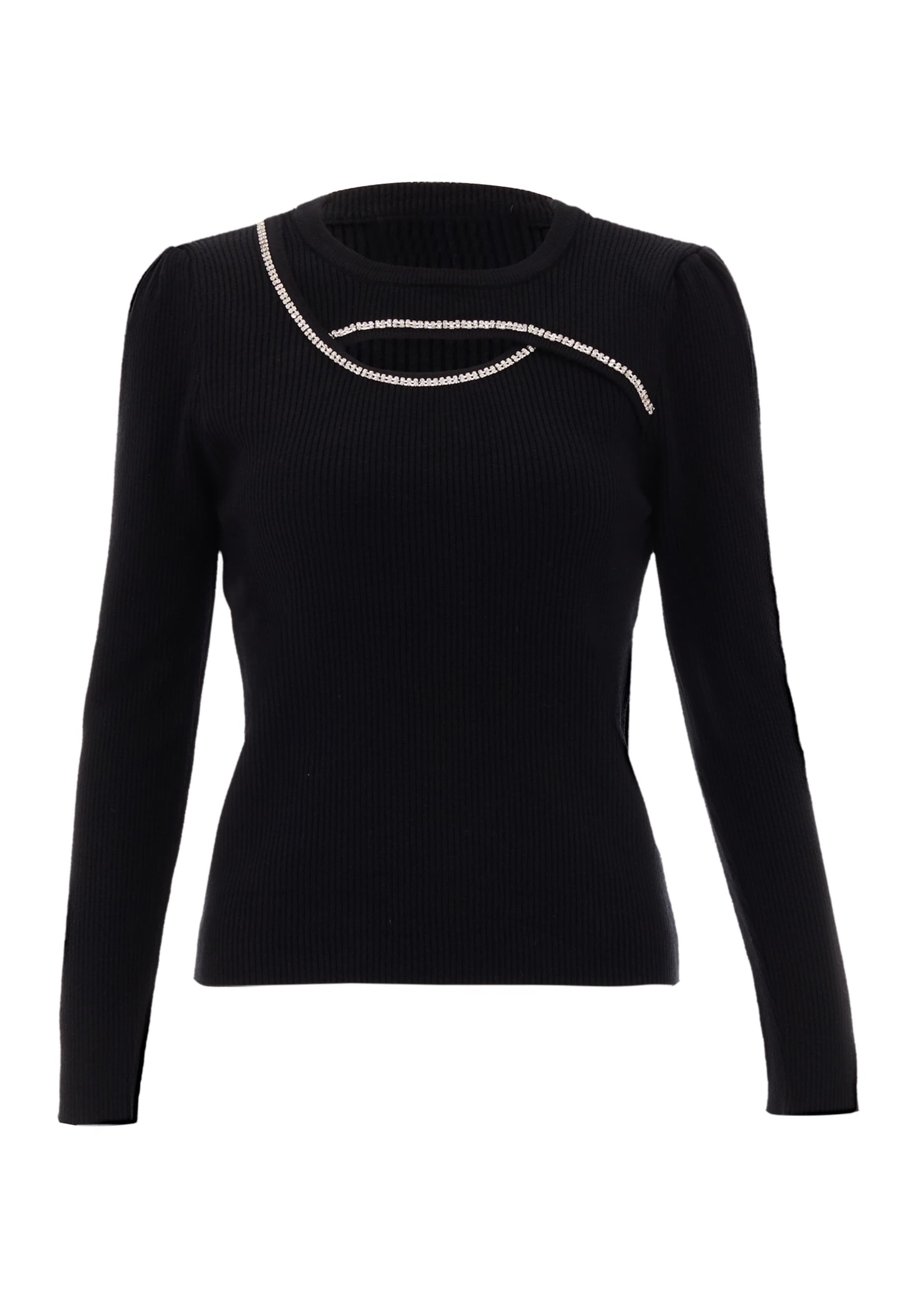 NAEMI Pullover in Schwarz: Vorderseite