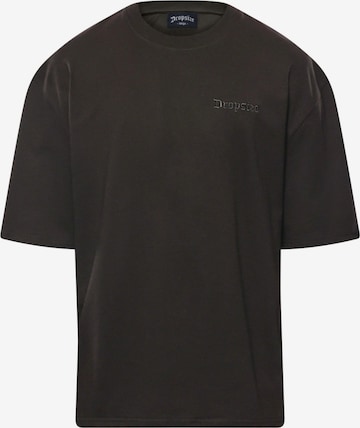 Dropsize Shirt in Schwarz: Vorderseite