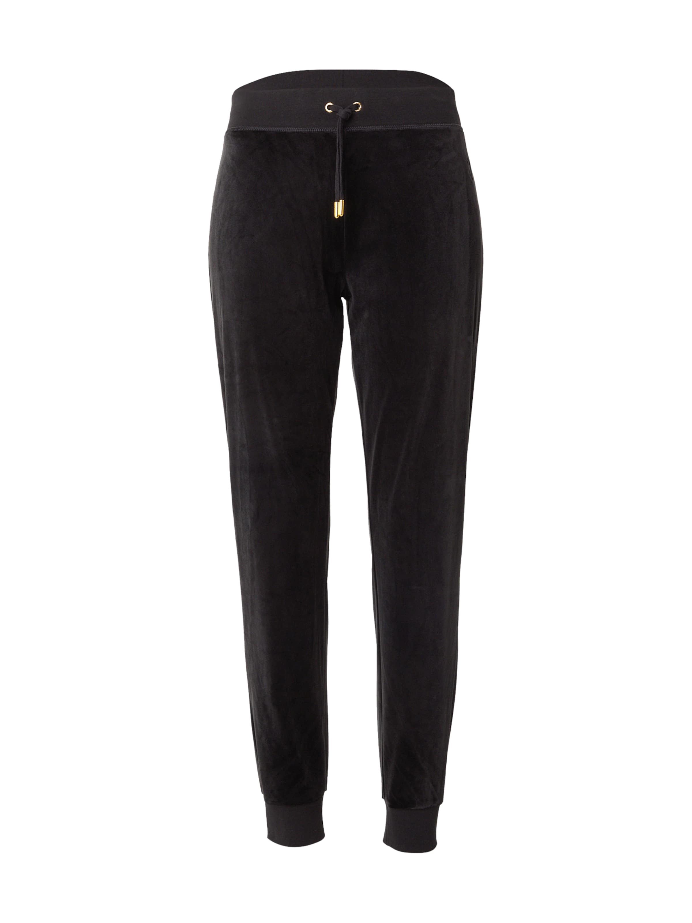Juicy Couture - Tapered Pantalón 'ALIX' en negro: frente