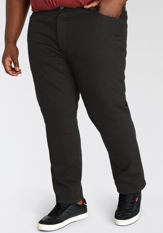 Levi's® Big & Tall Slimfit Jeans '511  Slim B&T' in Schwarz: predná strana