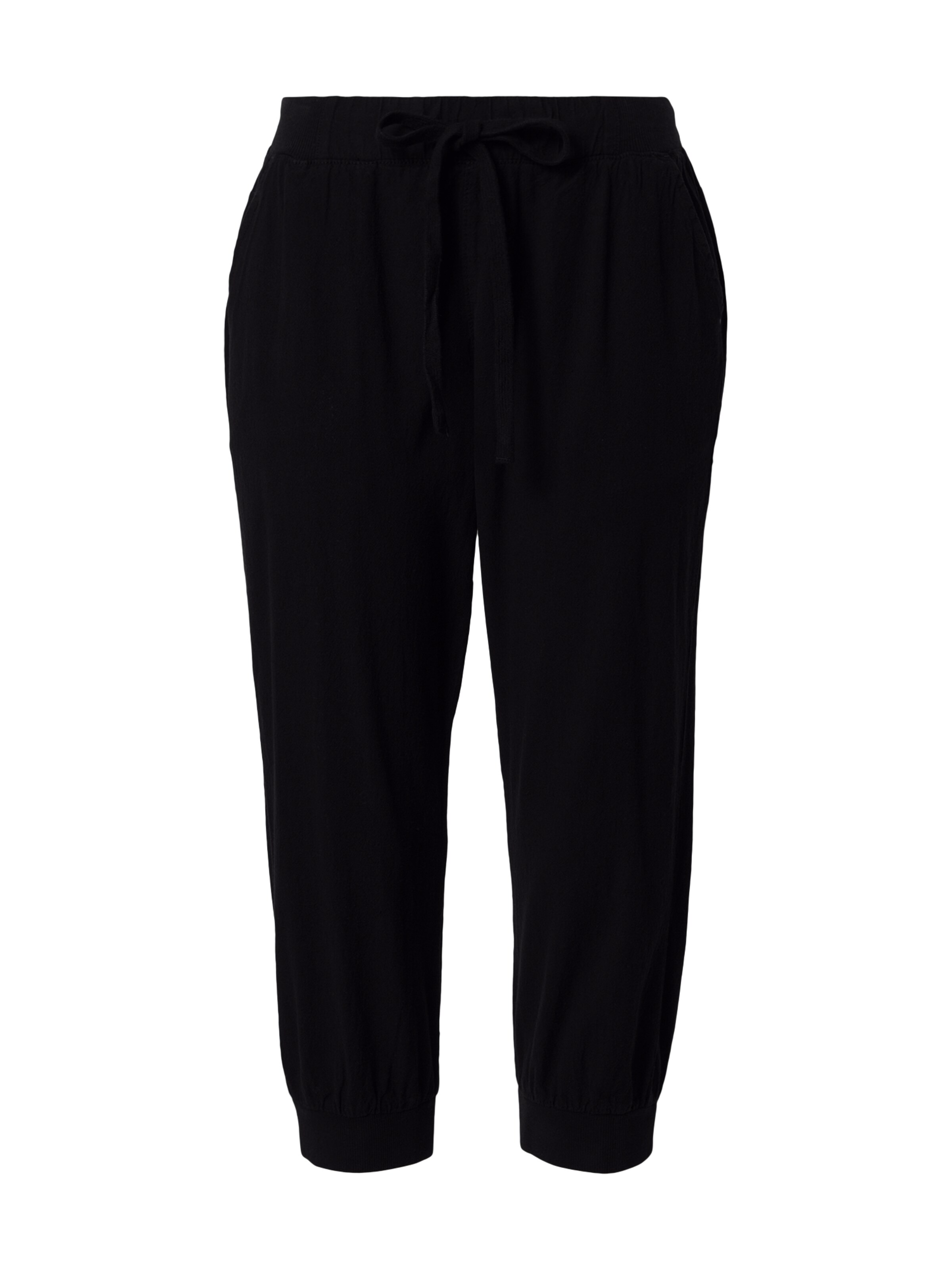 Kaffe Tapered Hose 'Naya' in Schwarz: Vorderseite