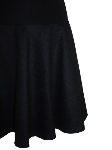 dunkle design Skirt 'Loden Uni' in Black
