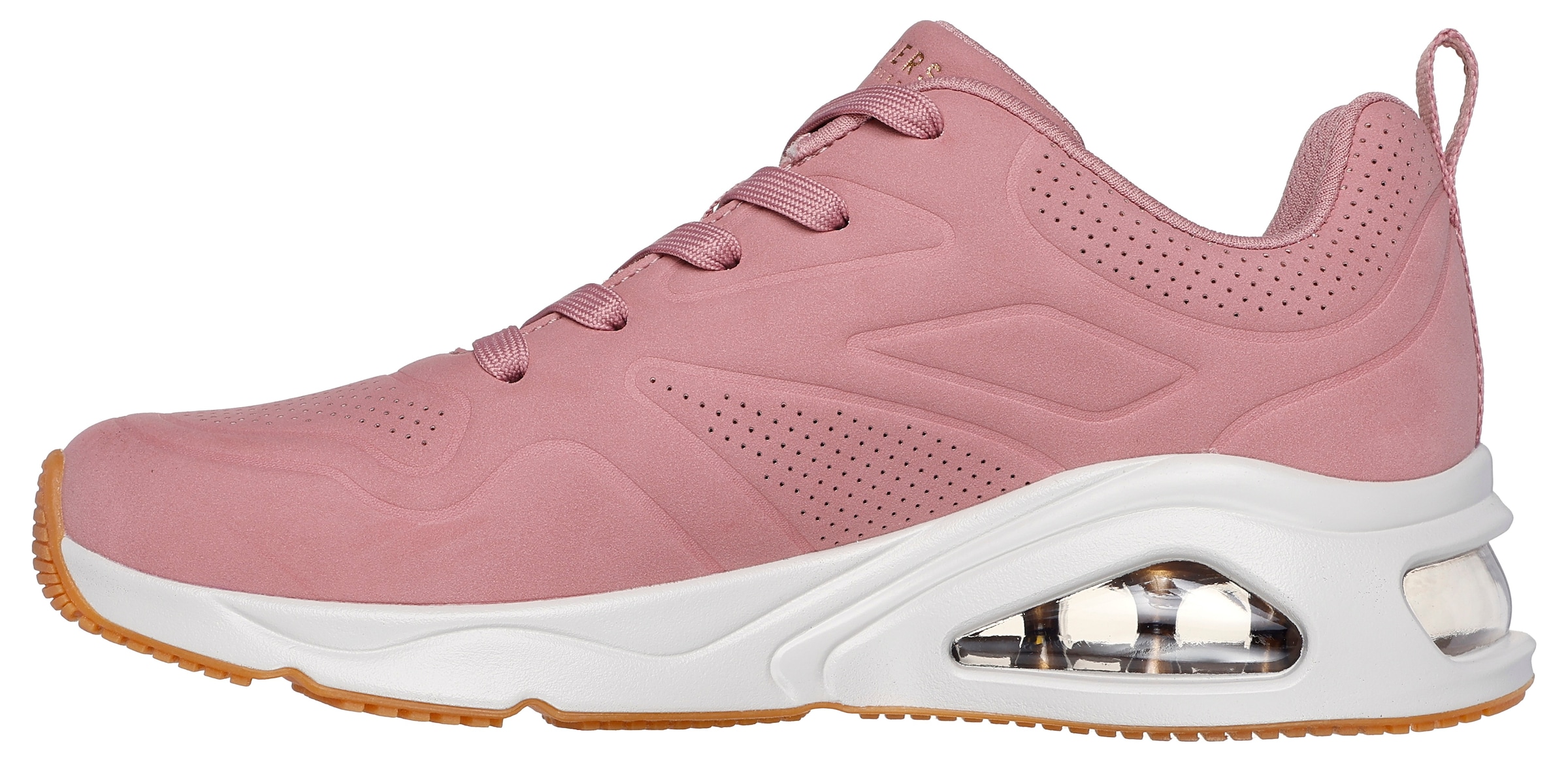 Baskets basses 'TRES-AIR UNO' SKECHERS en rose : devant