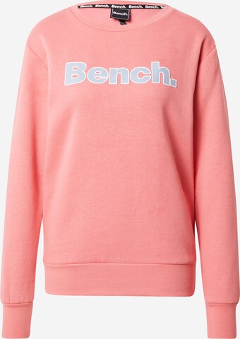 BENCH Sweatshirt 'RAINA' in Pink: predná strana