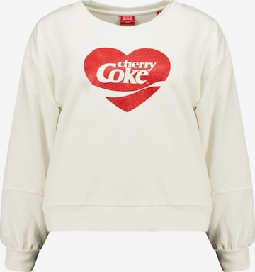 Deeluxe Sweatshirt 'Cherryna' in White: front