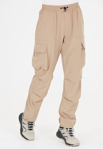 Whistler Regular Cargo Pants 'Russet' in Beige: front