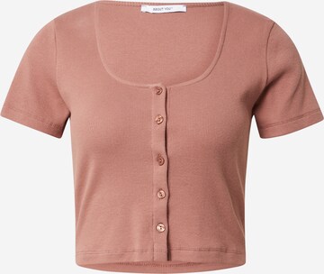 ABOUT YOU Shirt 'Samara' in Roze: voorkant
