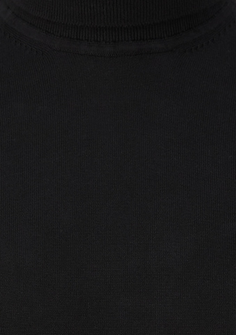 s.Oliver Men Big Sizes Pullover in Schwarz: Vorderseite