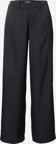 OBJECT - Pantalón plisado 'OBJCHILLI' en negro: frente