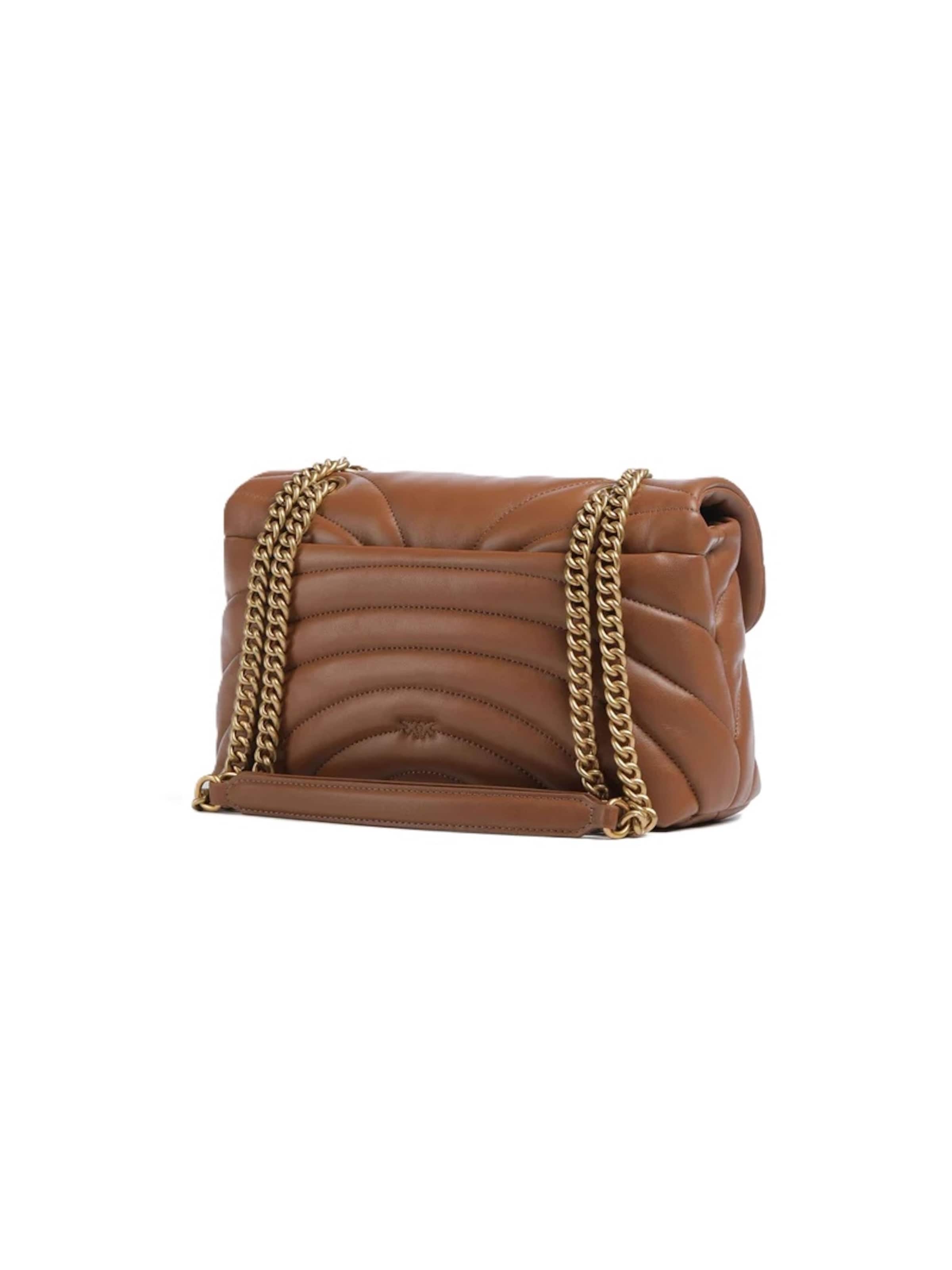 Borsa a spalla '100038 A1EX' di PINKO in marrone