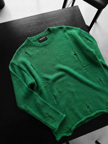 Kleidermafia Pullover 'Torn'‌ in Grün