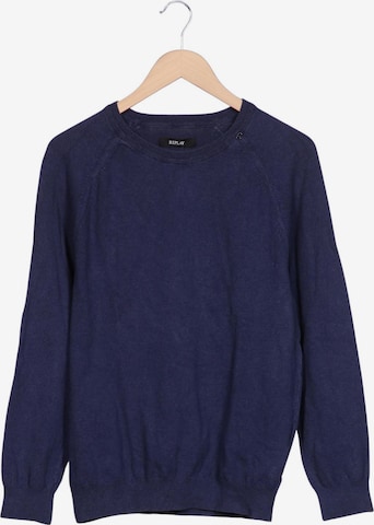 REPLAY Pullover L in Blau: Vorderseite