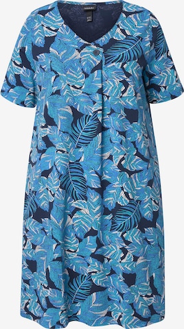 Ulla Popken Mekko värissä sininen: etupuoli