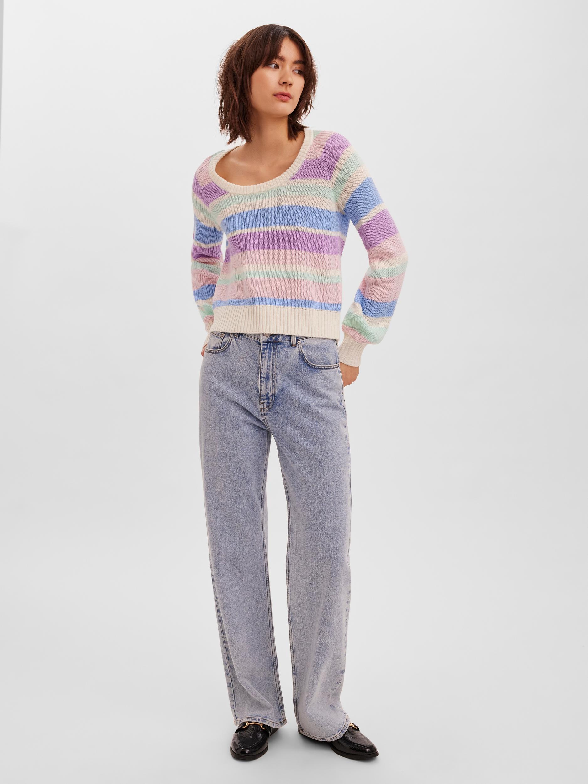 Swetry & dzianina Odzież VERO MODA Sweter w kolorze Beżowym 