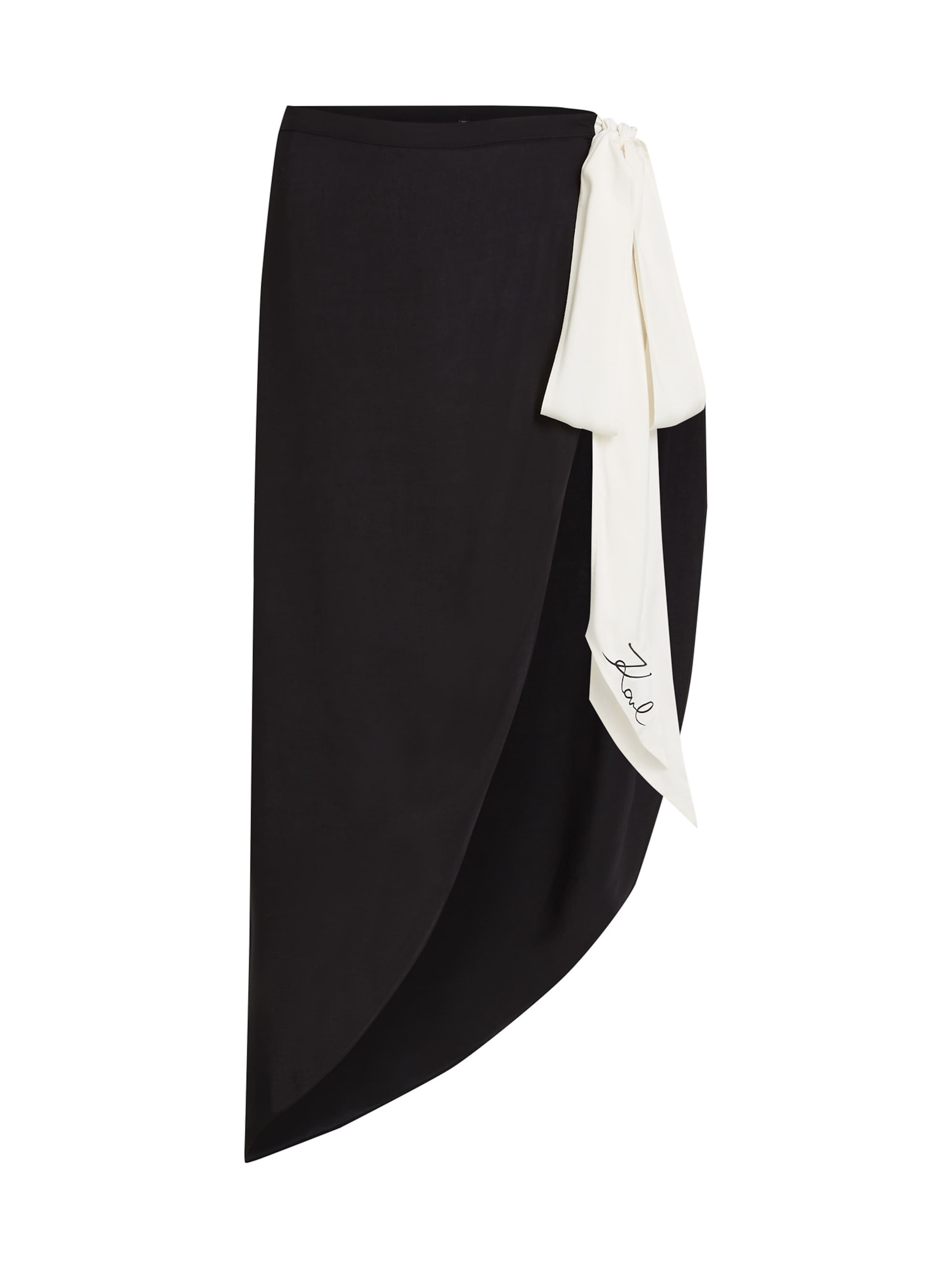 Karl Lagerfeld Plážová osuška - Čierna: predná strana