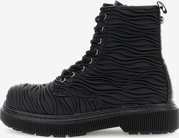 CAFè NOIR Veterlaarsjes in Zwart: voorkant