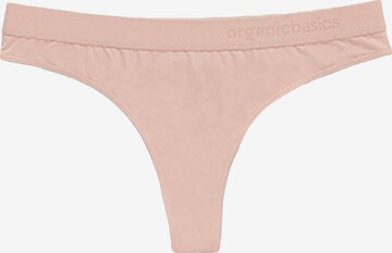 Organic Basics Thong in Pink: front