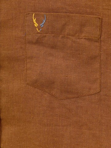 By Diess Collection Regular Fit Hemd in Braun