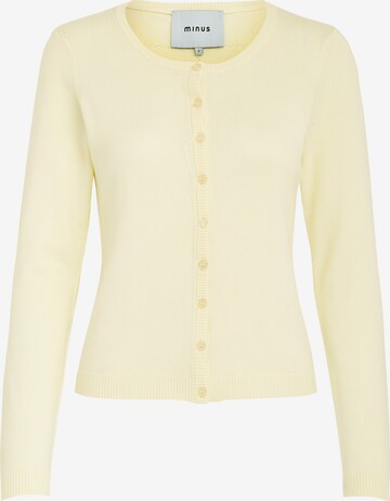 minus Knit Cardigan 'New Laura' in Yellow: front