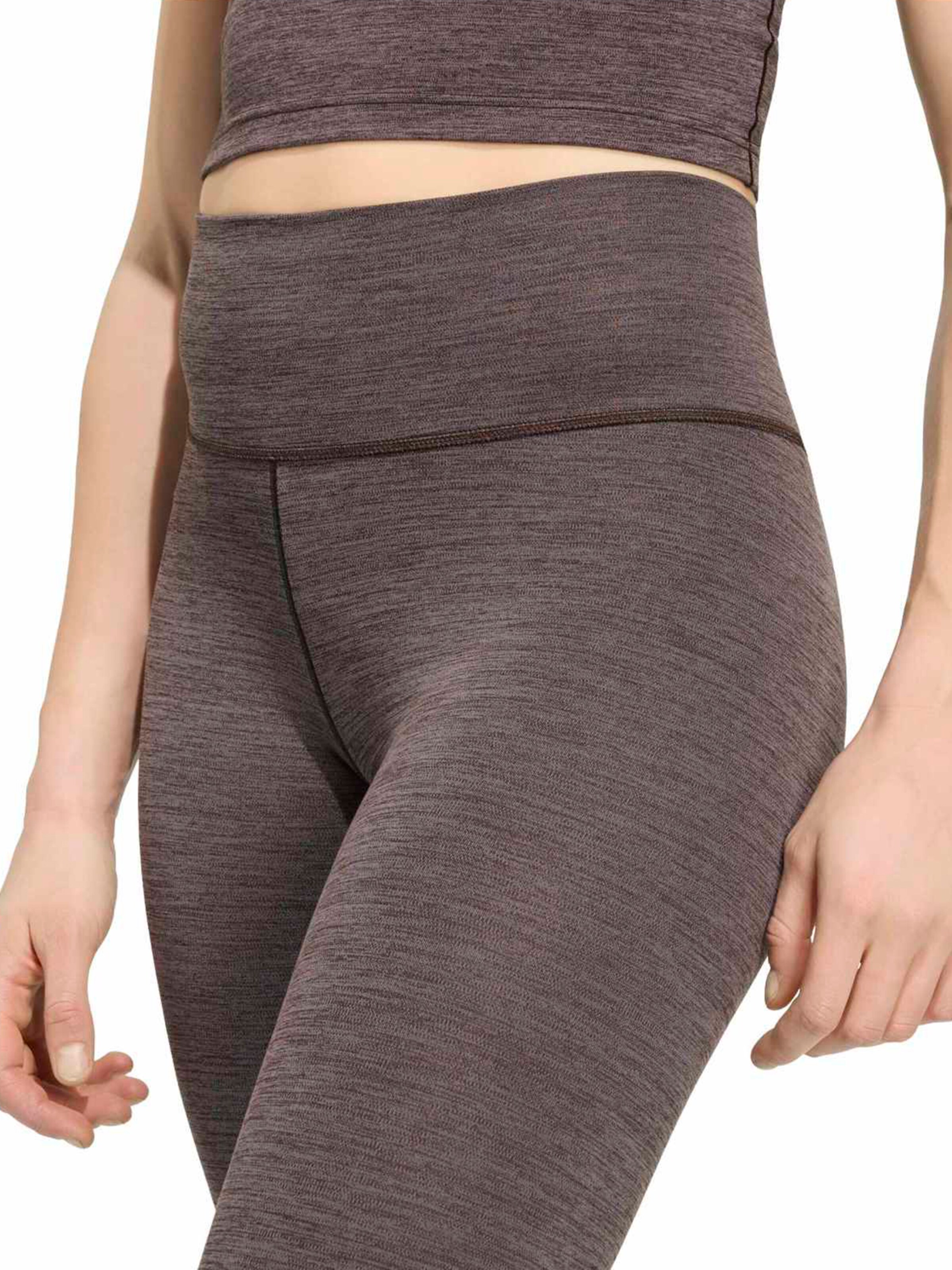 ADIDAS PERFORMANCE Skinny Športne hlače 'All Me 7/8 L' | rjava barva