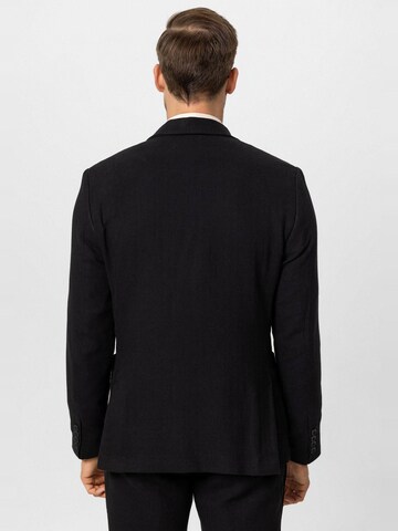 Coupe regular Veste de costume Antioch en noir