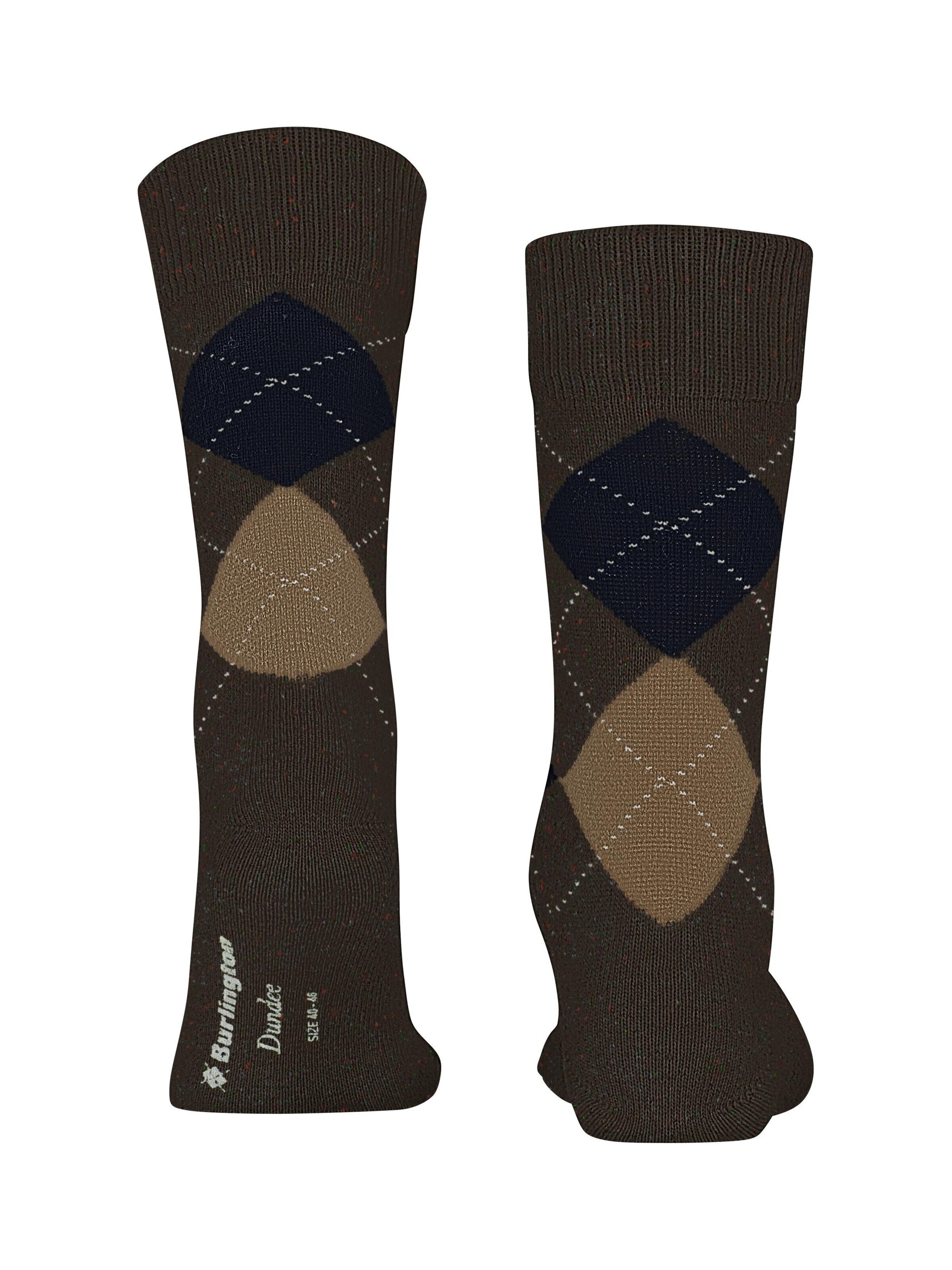 BURLINGTON Socks 'Dundee' in Brown