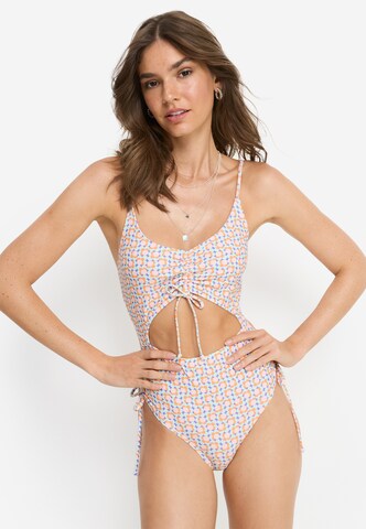 LSCN by LASCANA - Fato de banho em azul: frente