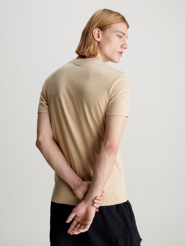 Calvin Klein Jeans T-Shirt in Beige