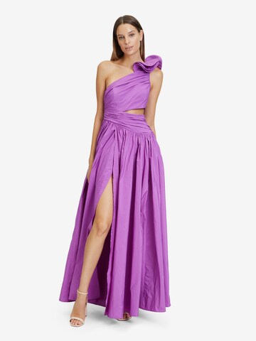 Robe de soirée Vera Mont en violet : devant