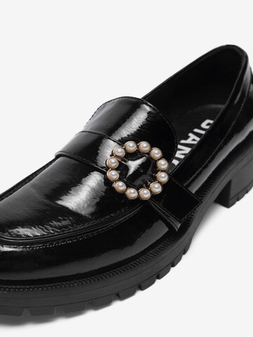 Bianco Classic Flats 'PEARL' in Black