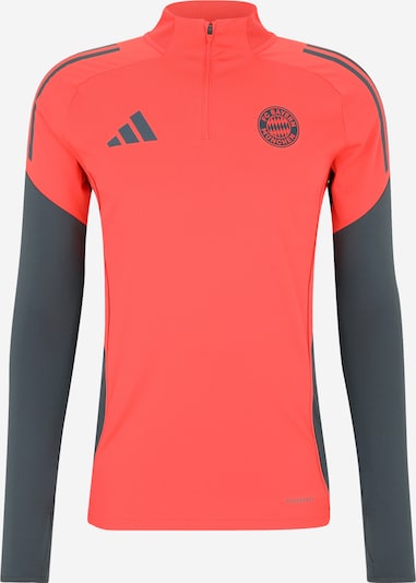 Sportiniai marškinėliai iš ADIDAS PERFORMANCE, spalva – tamsiai pilka / oranžinė-raudona, Prekių apžvalga