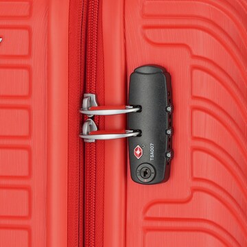 American Tourister Trolley 'Mickey Clouds' in Rot