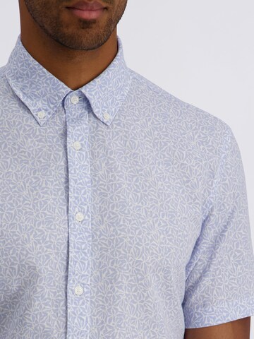 PIERRE CARDIN Regular fit Overhemd in Blauw