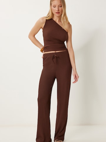 Happiness İstanbul Hlačni kostim | rjava barva