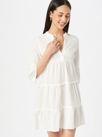 VERO MODA Shirt Dress 'HELI' in White: front