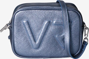 Borsa a tracolla 'Borsa a Tracolla Donna Pelle Laminata con Zip' di Virginia Rhinè in blu: frontale