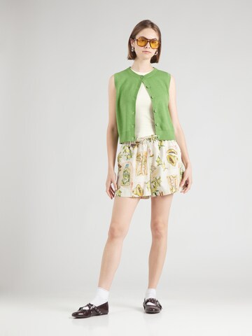 TOPSHOP Широкий Штаны в Бежевый