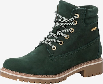 Bottines Tamaris en vert : devant