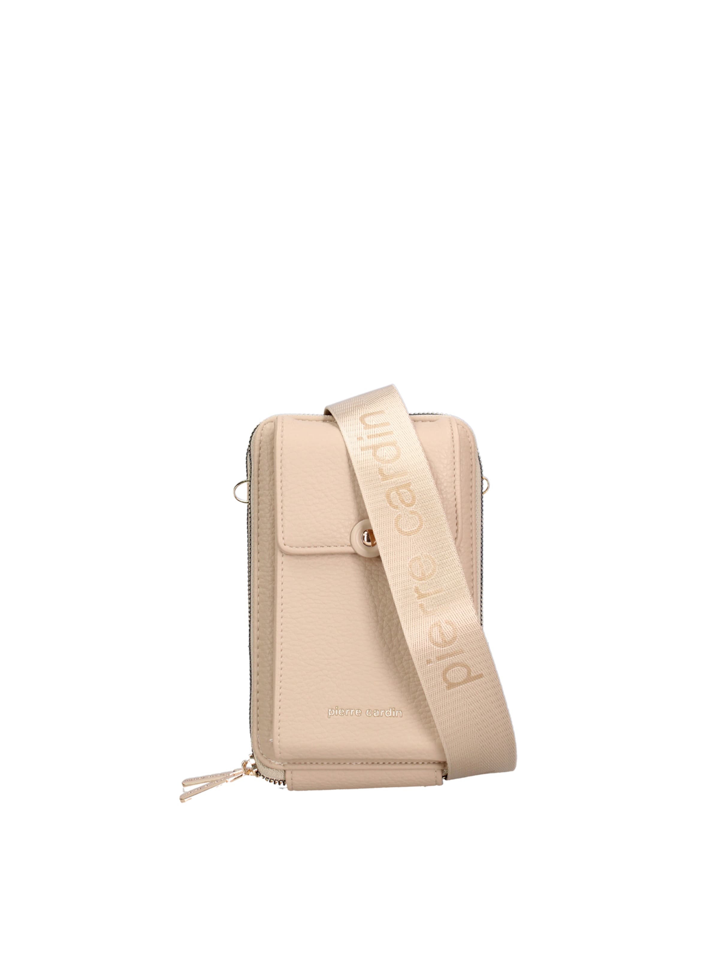PIERRE CARDIN Smartphonehülle in Beige: Vorderseite