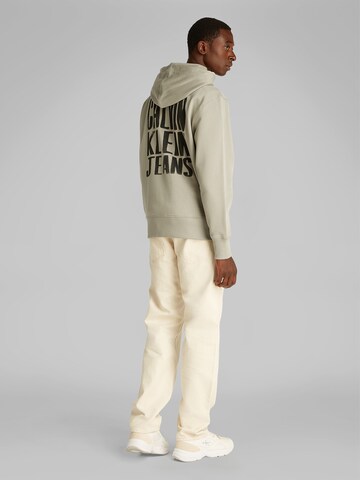 Calvin Klein Jeans Μπλούζα φούτερ σε πράσινο: μπροστά