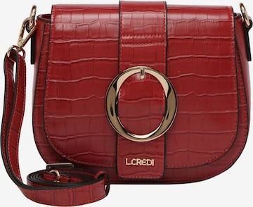 L.CREDI Crossbody Bag 'Lavea ' in Red: front