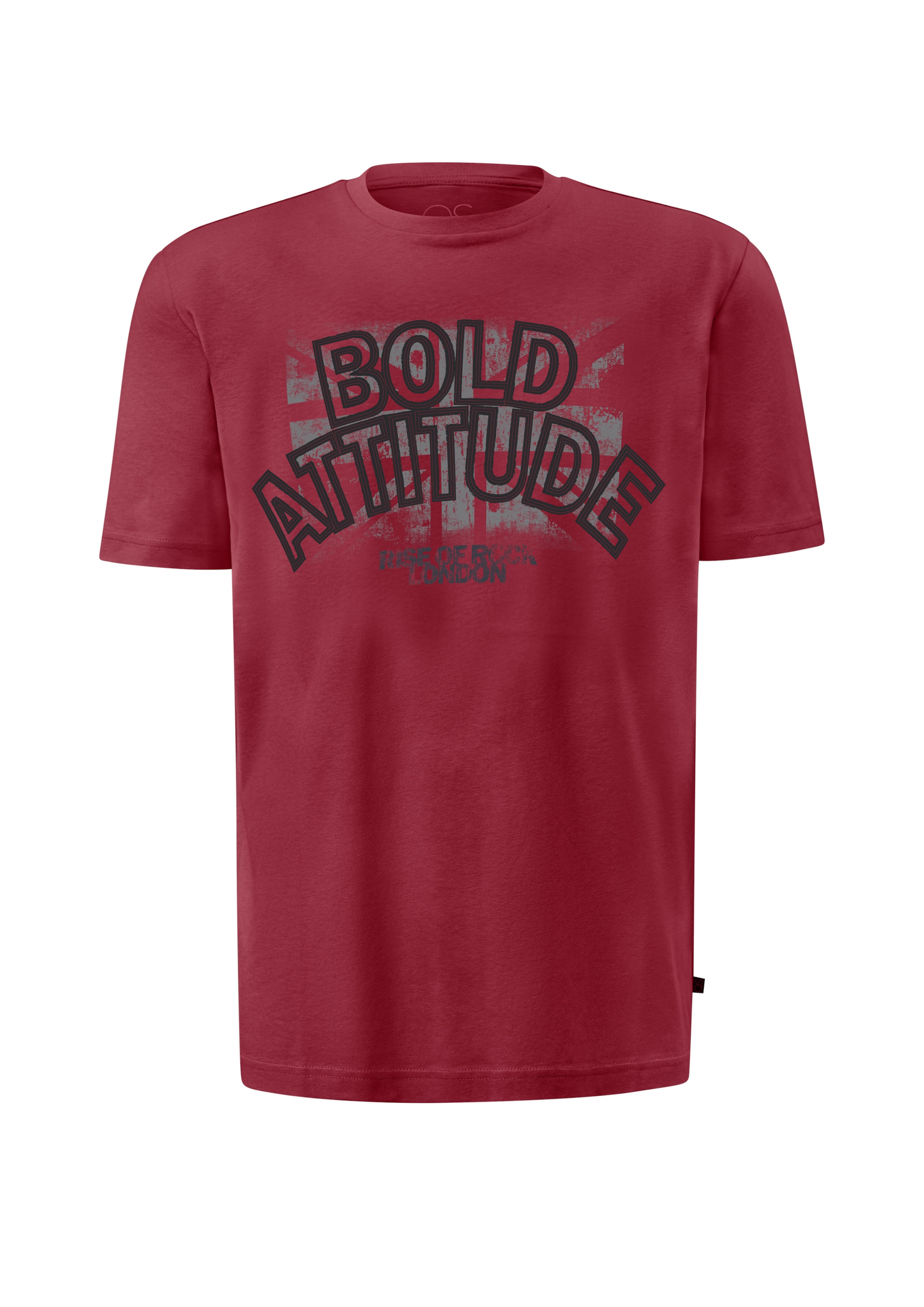 T-Shirt QS en rouge : devant