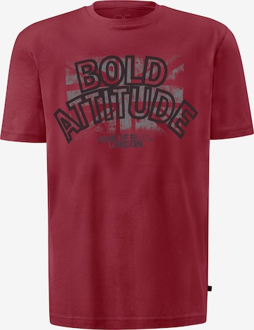 T-Shirt QS en rouge : devant
