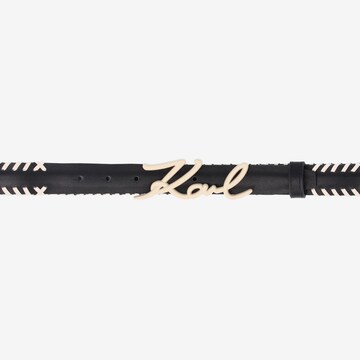 Cintura 'Signature' di Karl Lagerfeld in nero