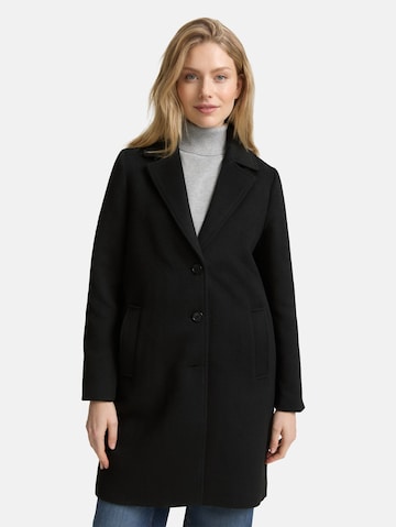 TOM TAILOR Between-seasons coat in Black: front