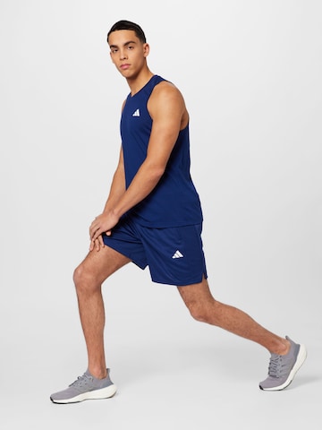 ADIDAS PERFORMANCE Regular Workout Pants 'Train Essentials All Set' in Blue