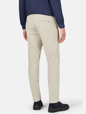 Boggi Milano regular Bukser med fals i beige
