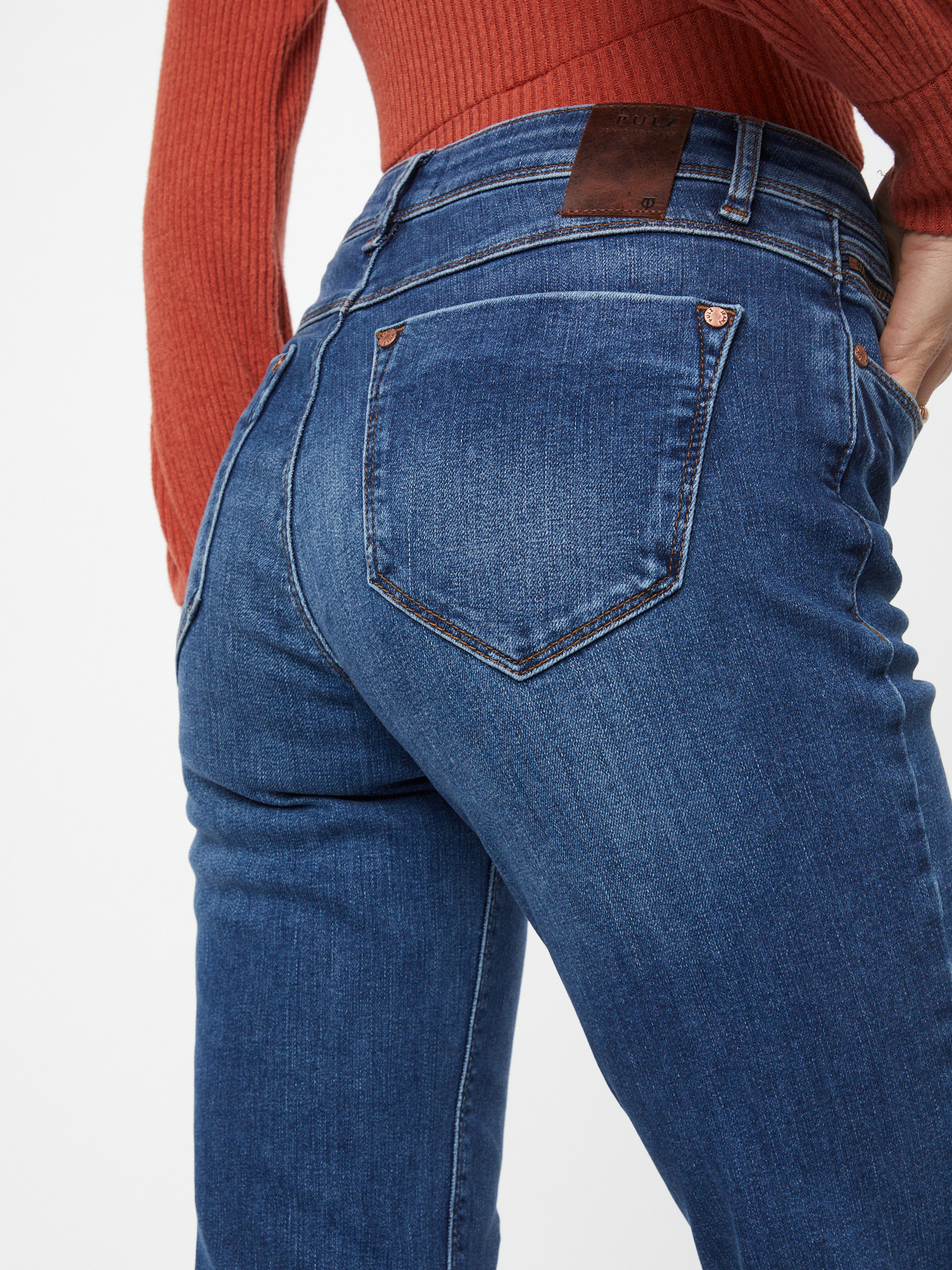 PROMO Donna PULZ Jeans Jeans Emma in Blu 